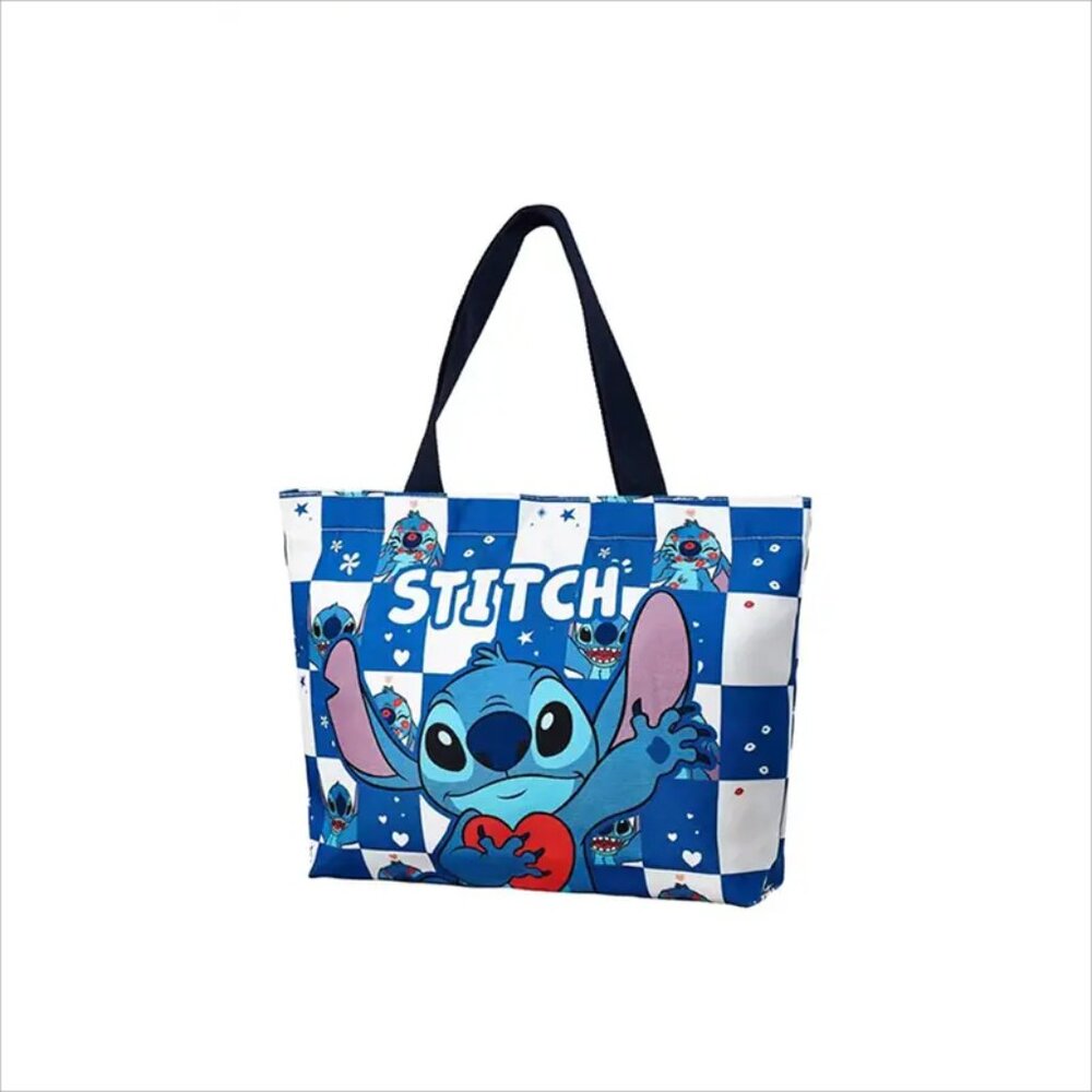 Disney Stitch Print Shoulder Bag, Large Capacity - NEW - 11.81 in L x 16.53  W - Picture 3 of 4